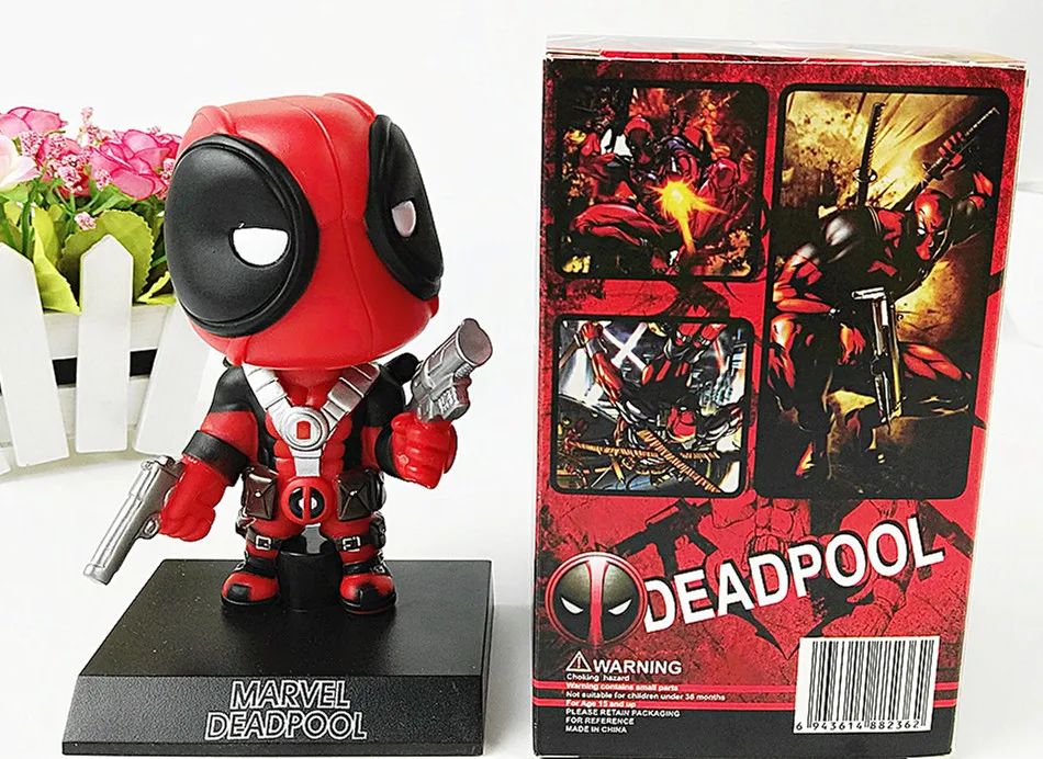 Коробка Игрушки Бесплатно Brinquedos 13.5 см X Men Фильма Deadpool Рисунок Косплей аниме Juguetes