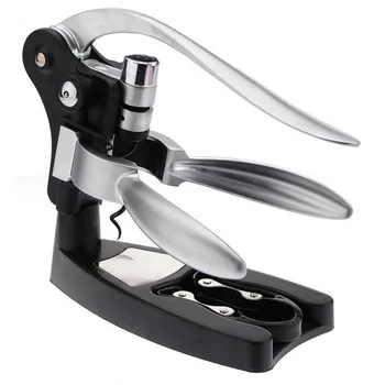 

party gift for guest -- Rabbit Stainless Steel Wine Opener Kit Cork Bottle Tire Corkscrew Collar Pourer Gift Set 10sets/lot