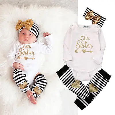 

Newborn Kids Baby Boys Girls Infant Cotton Long Sleeve Romper Jumpsuit Body Letter Print Clothes Outfits Set