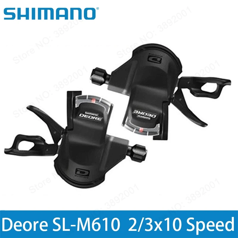 

Shimano Deore M610 M615 SL-M610 Shift 2x10 / 3x10 speed Lever Set Shifter Trail MTB R+L 2/3x10 speed Rapidfire