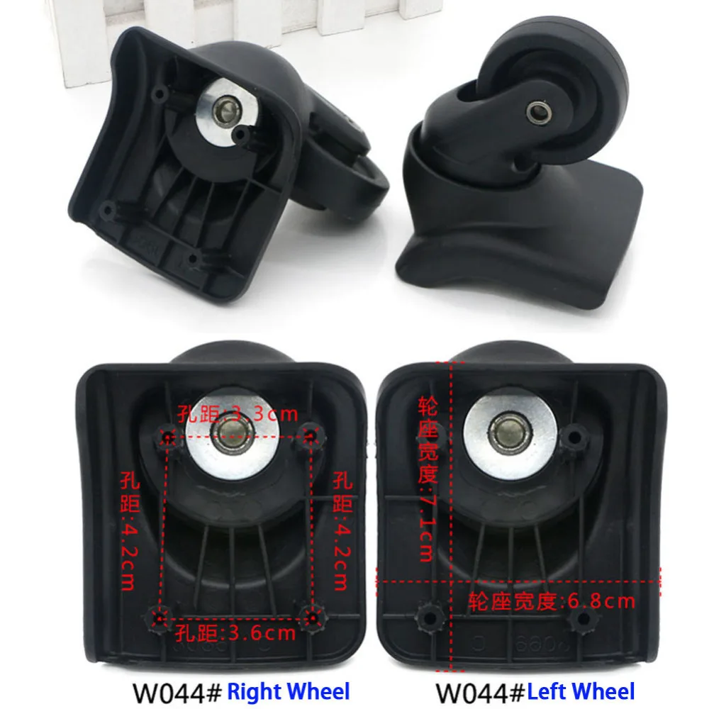 Дешево GUGULUZA Замена багажного колеса ремонт чемодан сумка Запчасти Спиннер колеса ролики для путешествий таможенная коробка W044