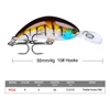 1pcs High Quality Crankbait Fishing Lure 55mm 4g Topwater Artificial Japan Hard Bait Minnow Swimbait Trout Bass Carp Fishing 5