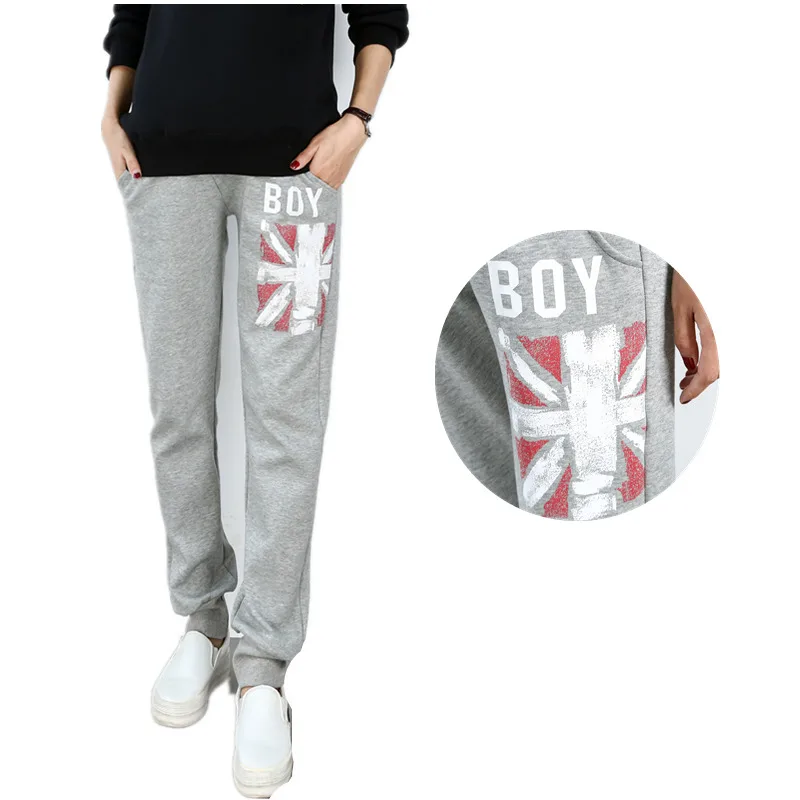 

Fashion Maternity Sweatpants Black Gray Pregnancy Sports Pants 2017 Trousers for Pregnant Women Summer Maternity Clothing