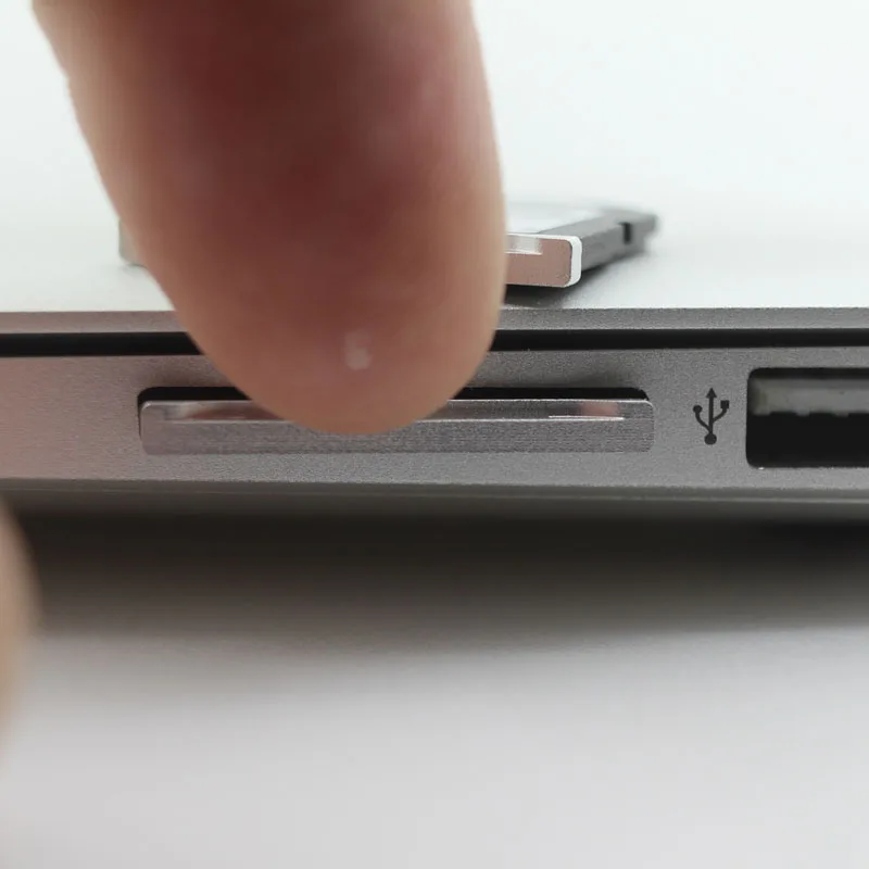 Алюминиевая карта памяти BaseQi Stealth Drive 128 ГБ/256 ГБ высокоскоростная SD для MacBook Pro Retina