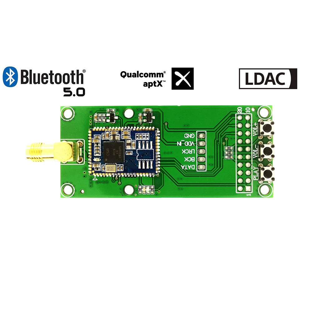 PA112 CSR8675 Bluetooth 5,0 цифровой аудио приемник плата SBC AAC APTX LDAC совместима с Amanero USB IIS G3-005