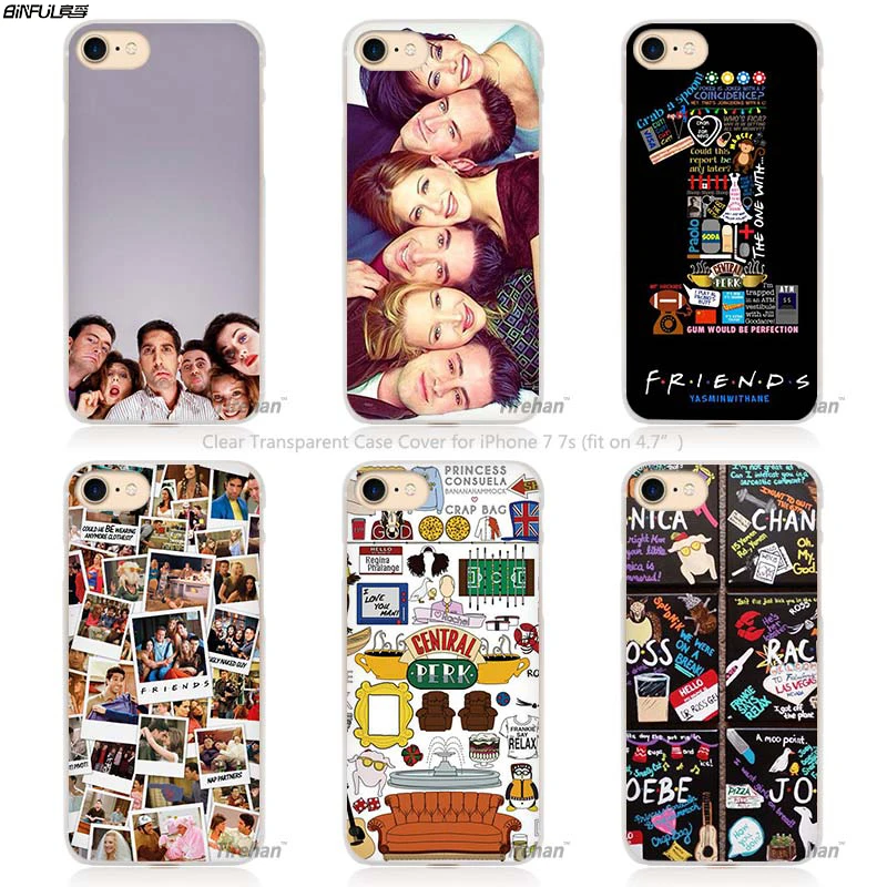 

Friends Together Case for Apple iPhone 7 7S 8 Plus X XS Max XR 4 4s 5 5s SE 5C 6 6s Hard Luxury Funda PC Phone Cases Cover Coque
