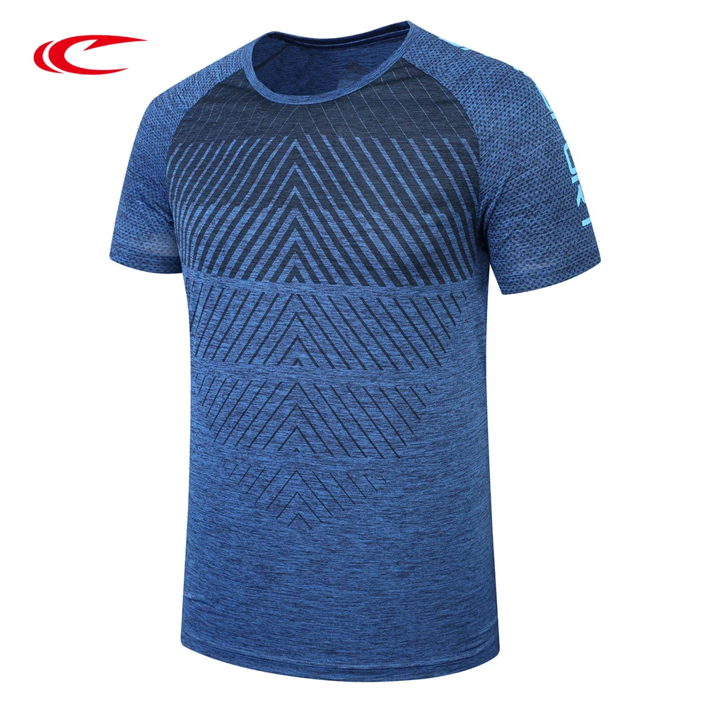 

SAIQI Men's T-shirts Quick Dry Tight Fitness Running T shirts Men Solid Short Sleeve Gym Sport Tee Clothing Men's Sportswear 712