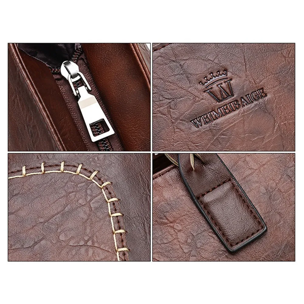  Herald Fashion Large Capacity Causal Shoulder Bags for Women 2018 Fall Leather Fringe Purse Handbag - 32945604191
