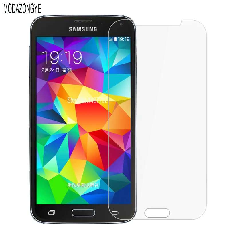 Закаленное стекло для Samsung Galaxy S5 2 шт. защитная пленка экрана i9600 SM-G900 G900F |