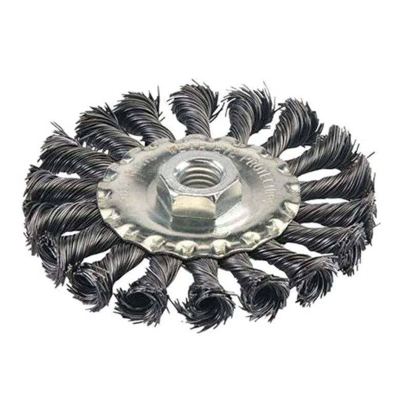 

Grinding Wire Brush Tool Steel Wheel Angle Grinder Attachment Cleaning Polishing Cleaner Disc Rotary 2pcs Knot