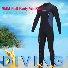 Высокое качество, Мужской гидрокостюм 5 мм, костюм для всего тела, супер стрейч, костюм для дайвинга, для плавания, серфинга, подводного плавания, защита от солнца