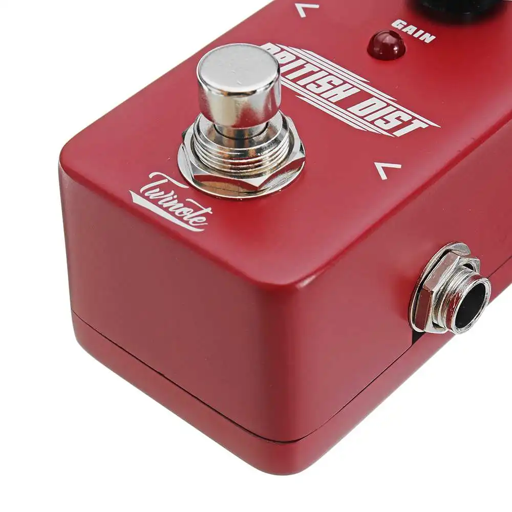 IRIN TDS-3 Mini High Gain Distortion Guitar Effects Pedal Portable Ture Bypass Pedal Guitarra Electric Instrument Accessories