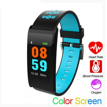 

GIMTO Color Screen Smart Band 4 Fitness Tracker Watch Men Sleep Monitor Heart Rate Smart Watch Women Blood Pressure Waterproof