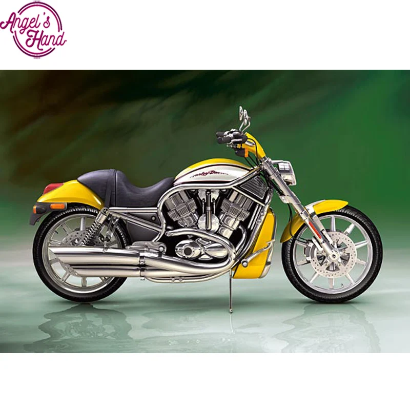 5D DIY Diamond Painting Motorcycle Embroidery Full Square Cross Stitch Rhinestone Mosaic Decor Gift | Дом и сад