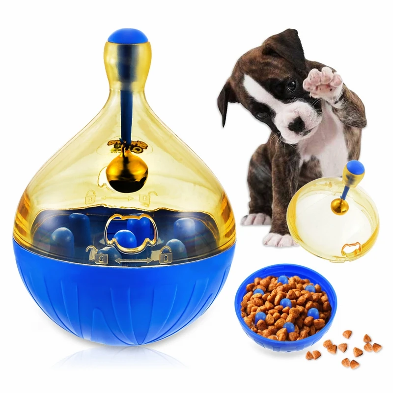 Cat Feeders Food Ball Pet Interactive Toy Tumbler Egg Smarter Cat