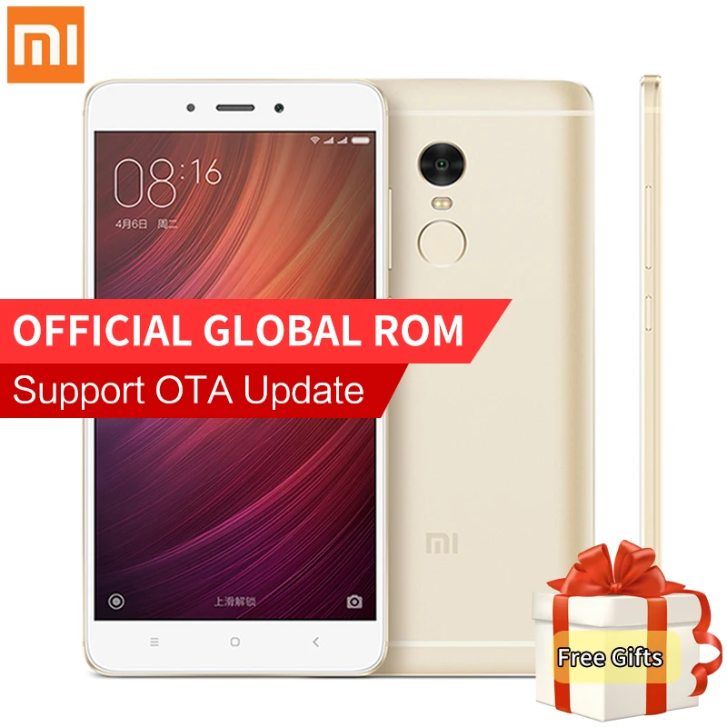 Original Xiaomi Redmi Note 4 Pro Prime 3GB RAM 64GB ROM cellphone MTK Helio X20 Deca