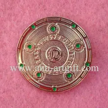 Мягкие эмалированные значки 3D булавки значок Золотая коллекция монета покрытием высокое качество компания эмблема 1 ''круглый форма EXW цена