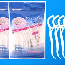 30 шт. межзубные палочка для чистки зубов зуб выбирает зубная нить 5ZCF334