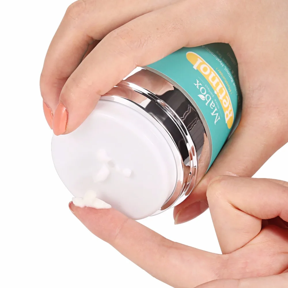 Mabox ретинол увлажняющее средство для макияжа лица крем витамин е коллагеновая Омолаживающая крем против морщин Acne гиалуроновой кислоты отбеливающий крем