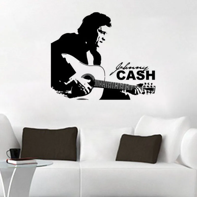 Modern Design Famous American Country Music Singer Wall Sticker Vinyl