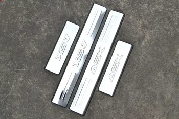 

Stainless Steel Door Sill Scuff Plate For Mitsubishi ASX 2011-2016 door sill Scuff Plate Car accessories