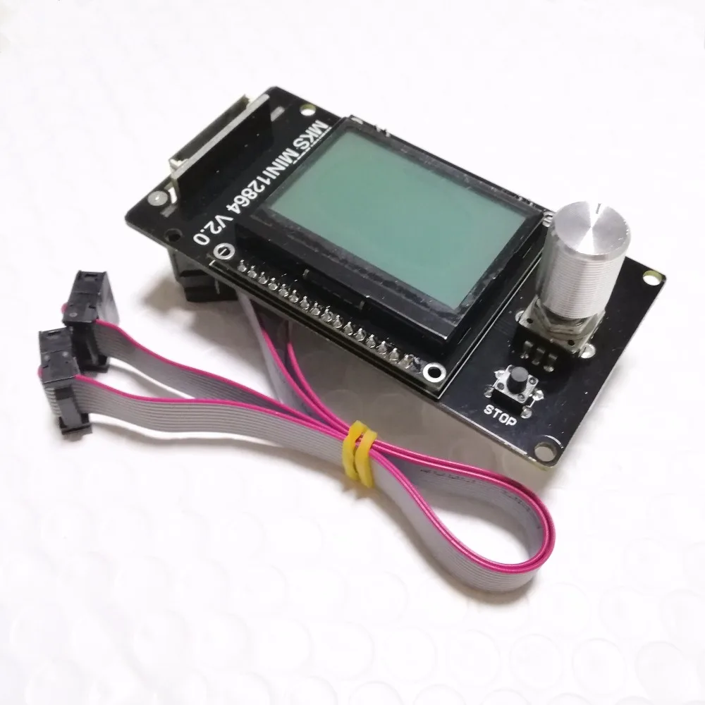 Дешево MKS MINI12864 lcd V2.0 Мини lcd 12864 RepRap жидкокристаллический экран мини 12864 Дисплей 3d принтер ЖК запчасти