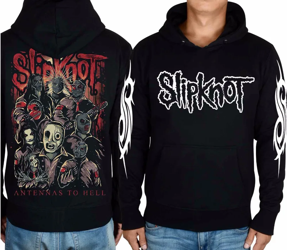 Толстовка с капюшоном slipknot Rock pollover мягкая теплая хлопковая куртка в стиле панк