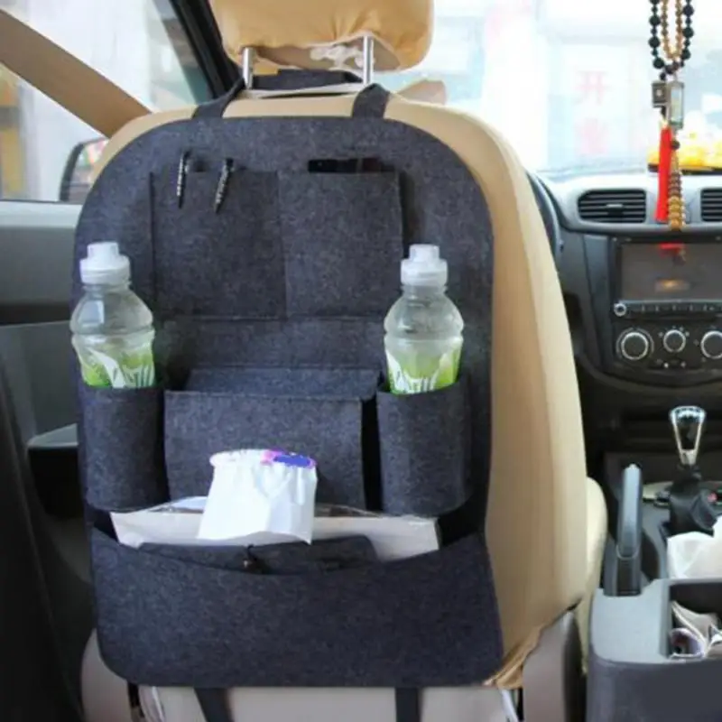 

1PC Car Storage Bag Universal Box Back Seat Bag Organizer Backseat Holder Pockets Car-styling Protector Auto Accessories For kid