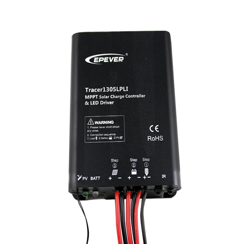 Tracer1305lpli Lithium Battery 10a Mppt Solar Charge Controller With Timer Ip67 Led Driver