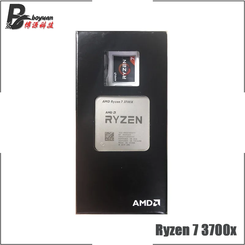 Процессор AMD Ryzen 7 3700X R7 3700X3,6 GHz Восьмиядерный синтарный процессор 7NM L3 = 32M 100-000000071 Socket AM4, но без вентилятора