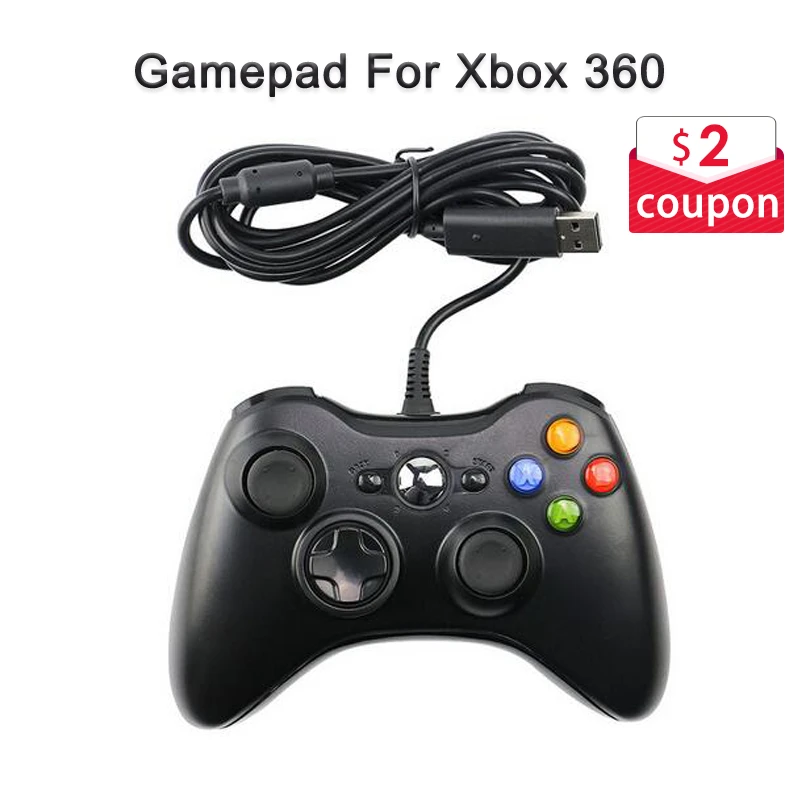 Usb Wired Gamepad For Xbox 360 Controller Joystick For Microsoft Pc Controller For Windows 7 8 10 Gamepads Aliexpress