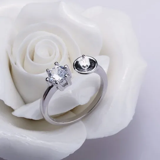 Fashion Pearl Ring Mountings, Ring Findings, Adjustable Ring Jewelry