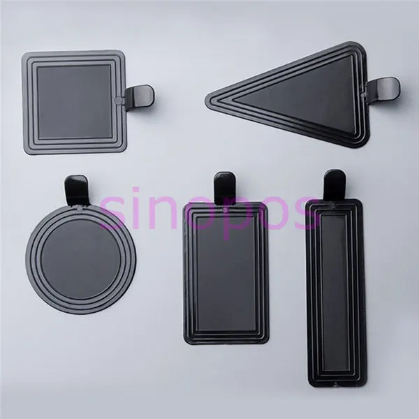 

Disposable square shape heavy cake salver, plastic tray for cake packing, without cap, SP01