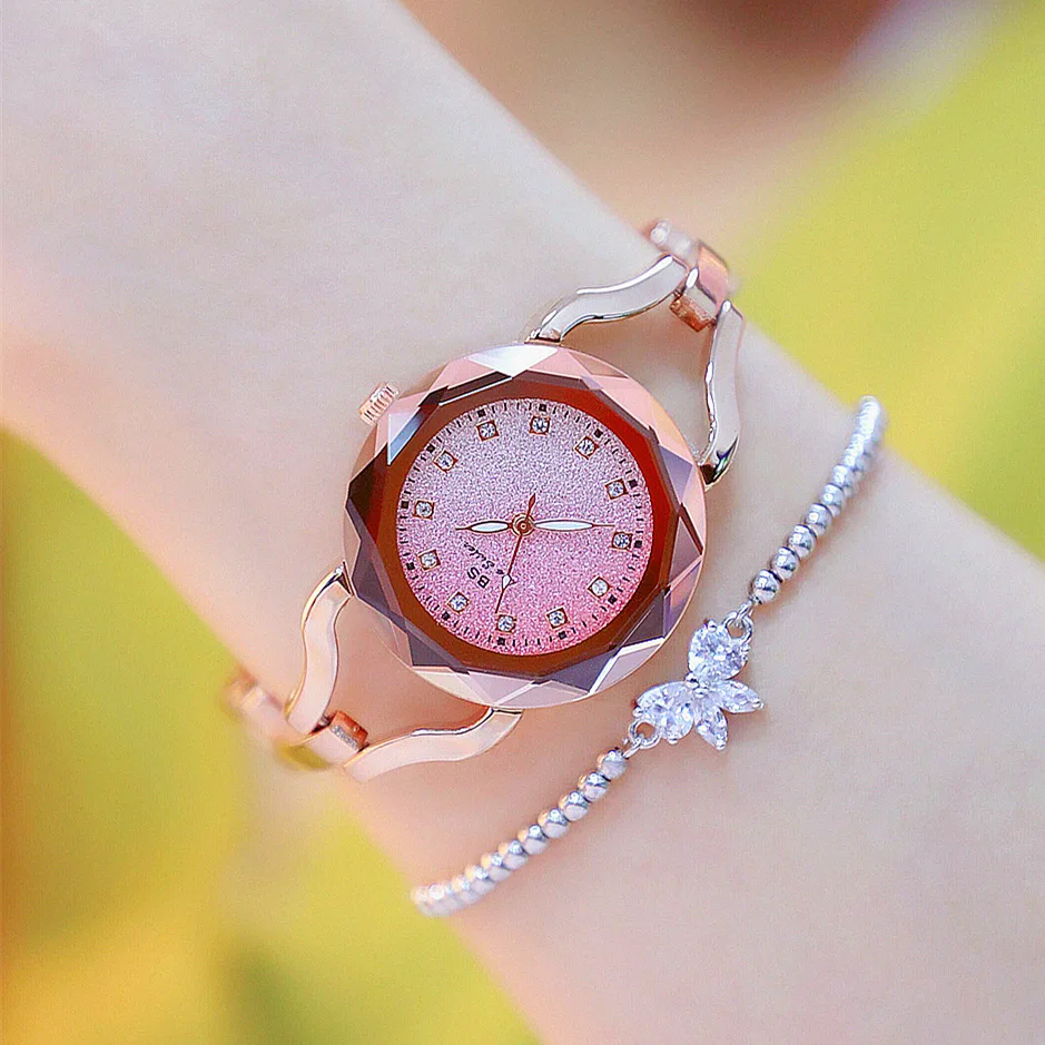 

Elegant Ladies Bracelet Watch Women New Arrival Silver Strap Simple Design Casual Wrist Quartz Watch female relojes mujer