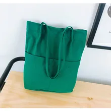 Холщовая Сумка-тоут, сумка для покупок, складная Экологичная сумка для супермаркета, многоразовые сумки на плечо, вместительные женские сумки