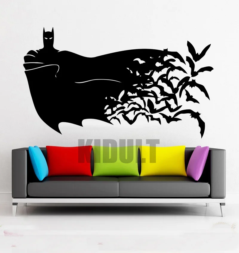 Wall Stickers Batman Dark Knight DC Comics superhero surprise vinyl