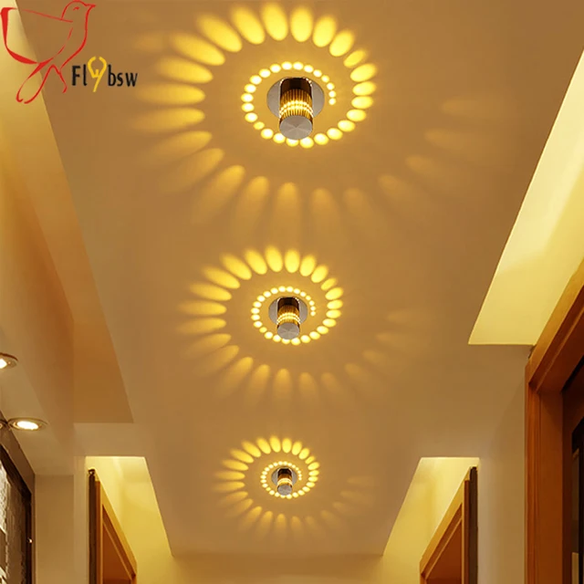 Modern Creative Led Ciling Lamp 3w 7 Colors Ceiling Light Lighting Modern Creative Led Ciling Lamp 3w 7 Colors Ceiling Light Lighting For Ktv Hallway Corridor