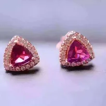 Натуральный Красный Гранат Камень Серьги 925 серебро натуральный драгоценный камень серьги для женщин Индивидуальность Мода сердце серьги для помолвки