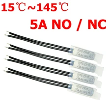 Thermal Switch 40C 50C 80C 60C 100C NO Normally Open NC Normally Closed 250V 5A Thermostat Sensor Temperature Control Switches
