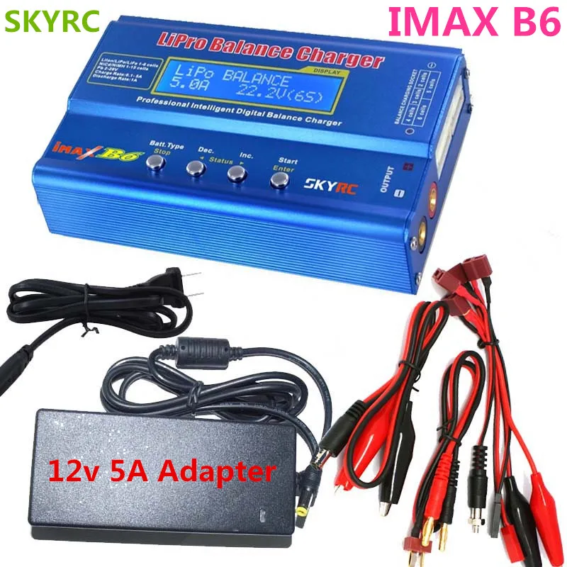 

Factory Original SKYRC IMAX B6 Digital RC Lipo NiMh Battery Balance Charger With AC POWER 12v 5A Adapter