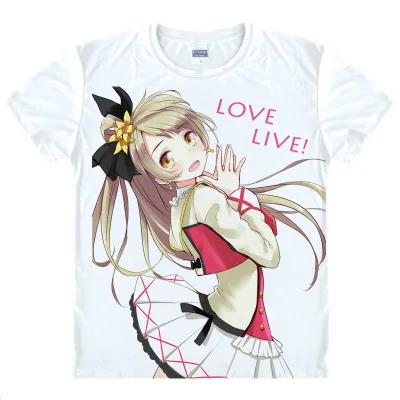 Love Live! School Idol Project Characters T-Shirts Love Live! School Idol Project Characters T-Shirts
