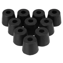 8PCS Non-slip Black Rubber Chair Ferrule Anti Scratch Furniture Feet Leg Floor Protector Caps muebles comedor