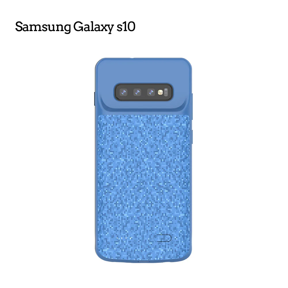 Jinxingcheng Батарея чехол для samsung Galaxy S10 S10+ S10e 4700 мАч задняя крышка быстрое зарядное устройство Крышка силиконовая рамка Зарядное устройство - Цвет: for Samsung s10