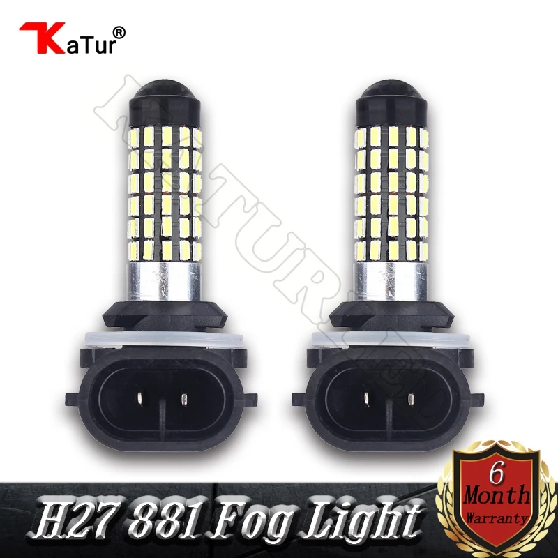 

2 Pieces Car Led 12V 24V H27 881 LED Fog Light Driving Running Lamp LED H27W/2 Bulb Lamp H27W2 H27W 881 889 Led Bulbs 7.5W White