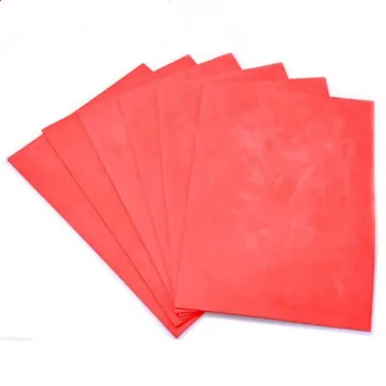 

A4 2.3mm Orange Rubber Stamp Sheet for Laser Engraving Machine cut by laser engraver to make stamp rubber plate