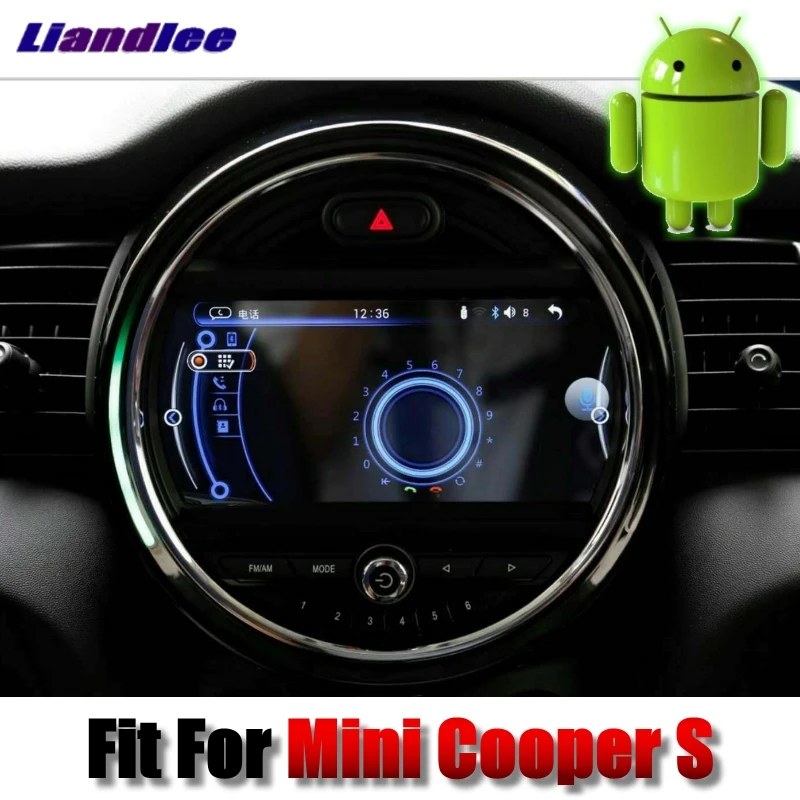 Top Liislee For Mini Cooper S 2016~2018 Car Multimedia Player NAVI Android system With iDrive Button Car Radio GPS Navigation 4