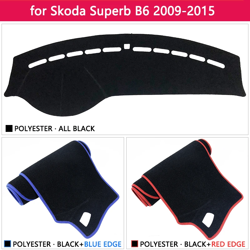 Для Skoda Superb 2 B6 3 T 2009 2010 2011 2012 2013 MK2 Противоскользящий коврик, коврик на приборную панель Зонт приборной аксессуары