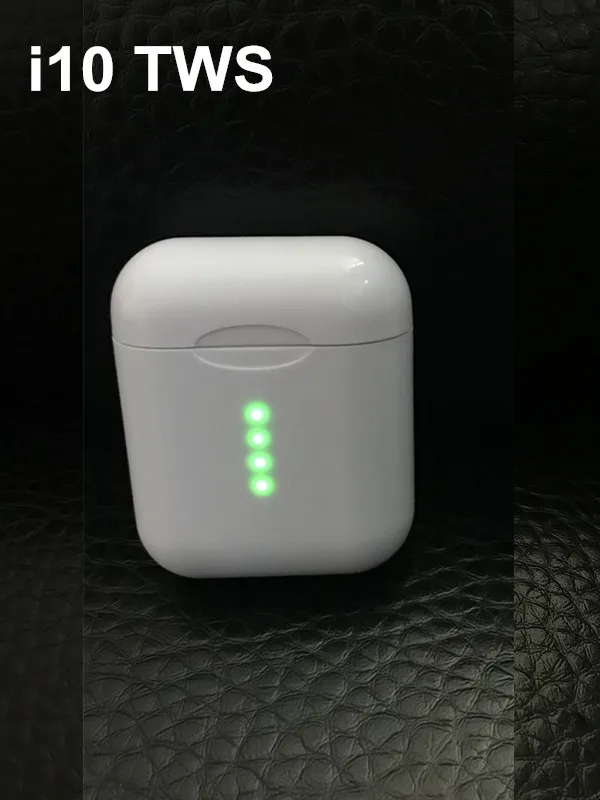 

i10 tws Wireless earphone touch earbuds bluetooth 5.0 headset sports support wireless charging for all cellphone