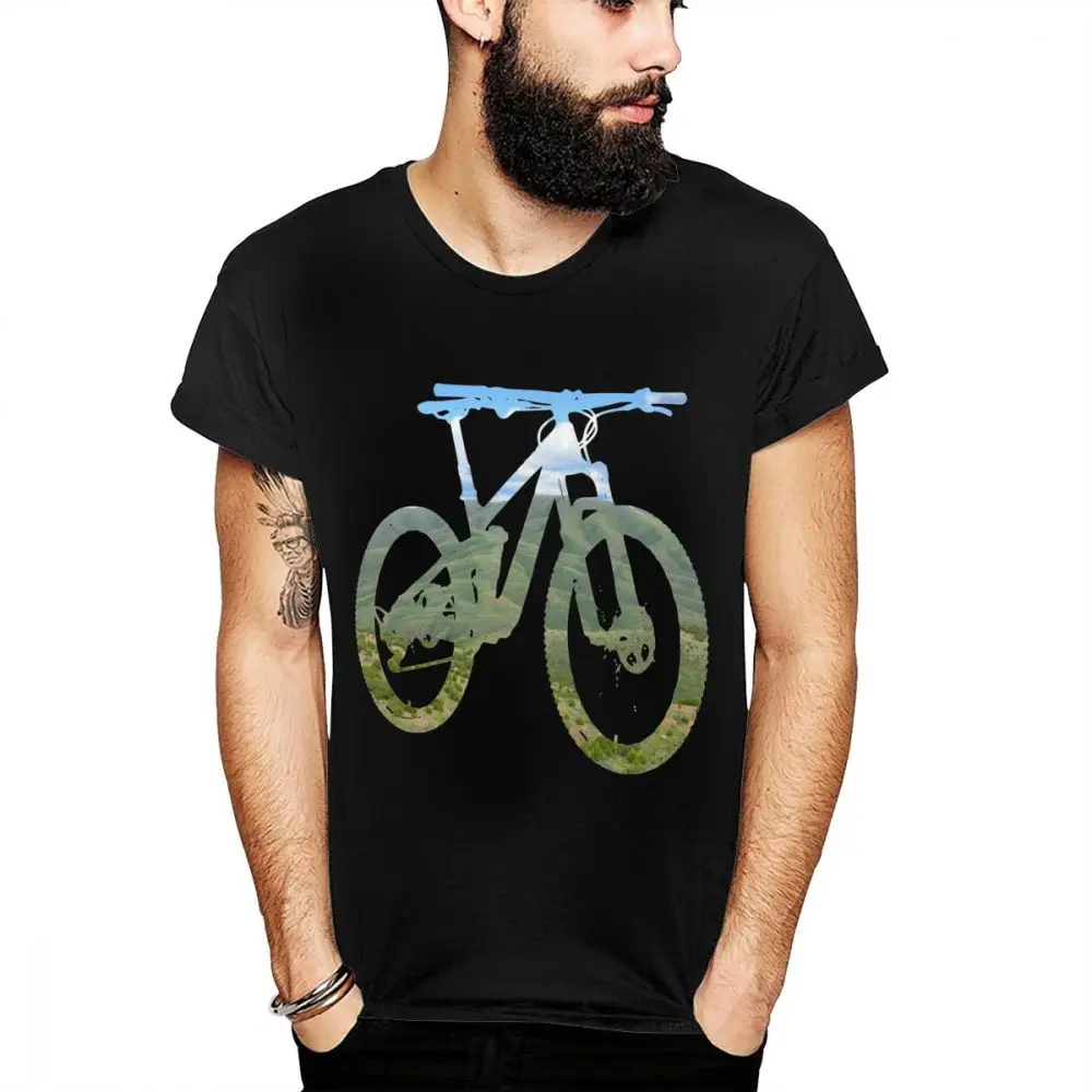 Новый дизайн Винтажная футболка для езды на горном велосипеде MTB с потертостями