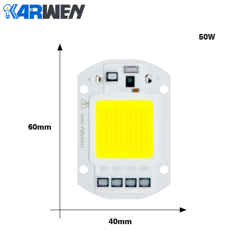 Светодиодный прожектор KARWEN 20 Вт 30 50 70 100 YXT IP65 110 В 220 В|smart ic|led chipled cob chip |